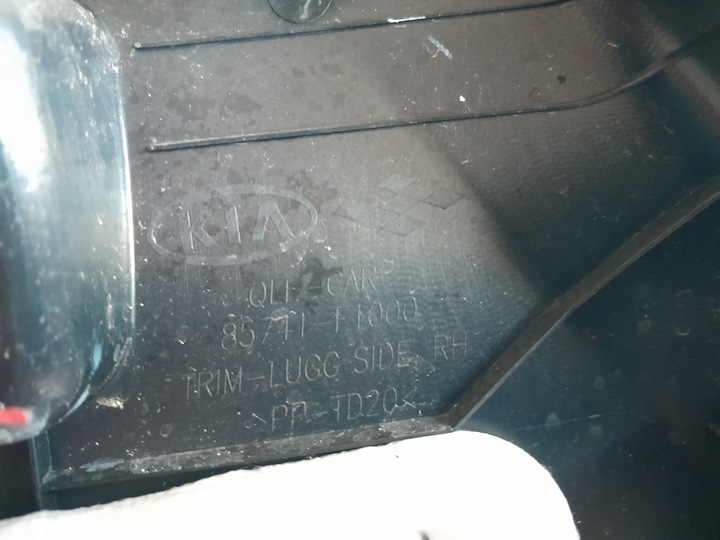 фото №9, Kia sportage iv 2016-20 обивка боковина багажника зад задний левый правые