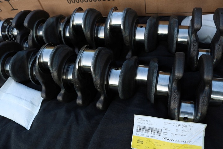 фото №5, Bmw e70 e90 f01 f10 n57 wał коленчатый bez вкладышей оригинал oem 11217799970