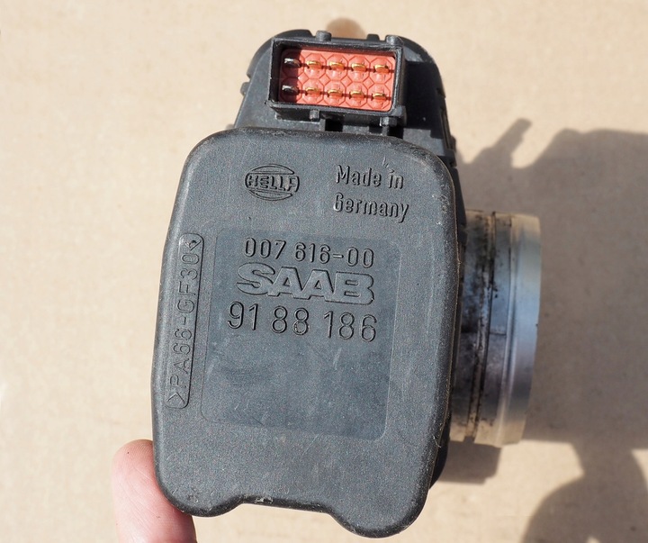фото №6, Saab дроссельная заслонка 9188186 007616-00 hella
