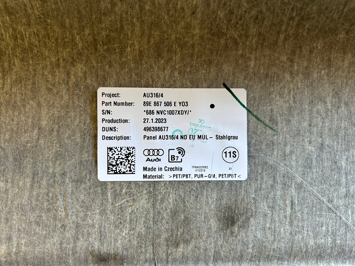 фото №6, Audi q4 e-tron sportback потолок чёрная 89e867506e