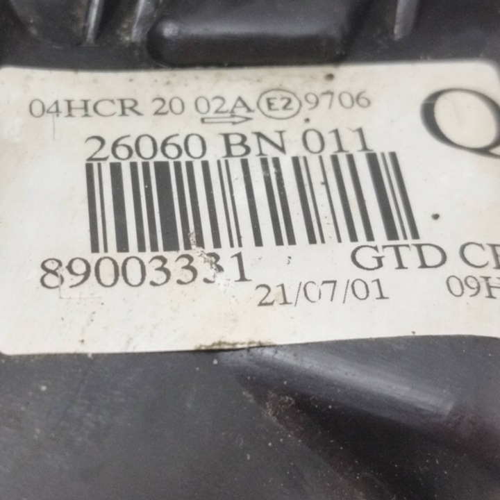 фото №13, 2002 nissan almera n16 лампа передняя 26060bn011