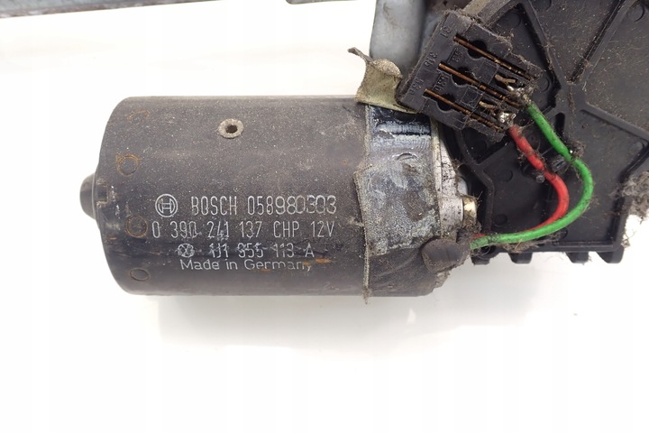 фото №6, Vw golf iv двигунчик двірник перед 0390241137