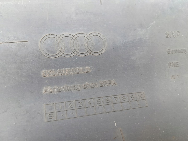 фото №9, Защита ремня перед 8k0807081d audi a4 b8