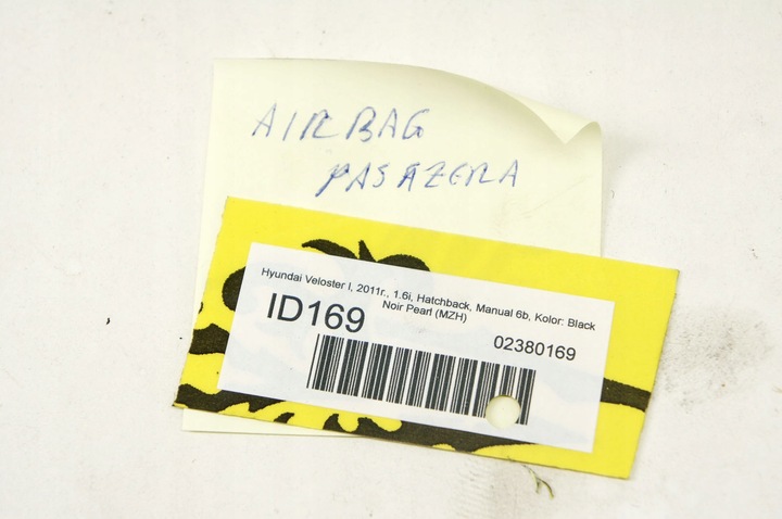 фото №10, Id169 hyundai veloster подушка безопасности подушка пассажира