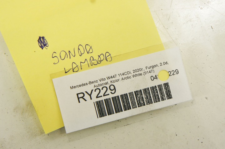 фото №5, Ry229 mercedes vito w447 2.0d лямбда-зонд датчик ar