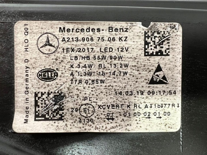 фото №16, Mercedes e класс w213 multibeam лампа левая правая