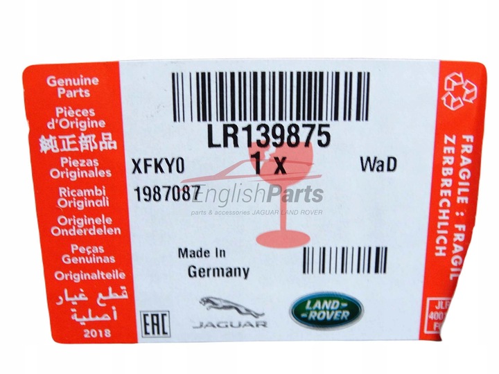 фото №11, Новий оригінальний термостат w корпус evoque velar 2.0 aj21d4 2021- lr139875