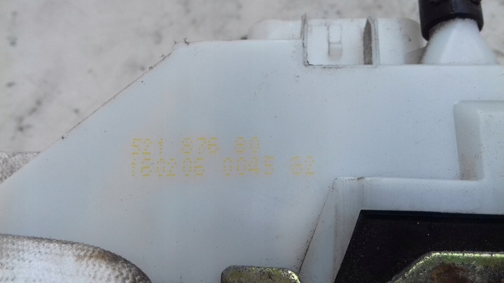 фото №9, Замок дверь левый перед 52187680 5 pin citroen c2 03-