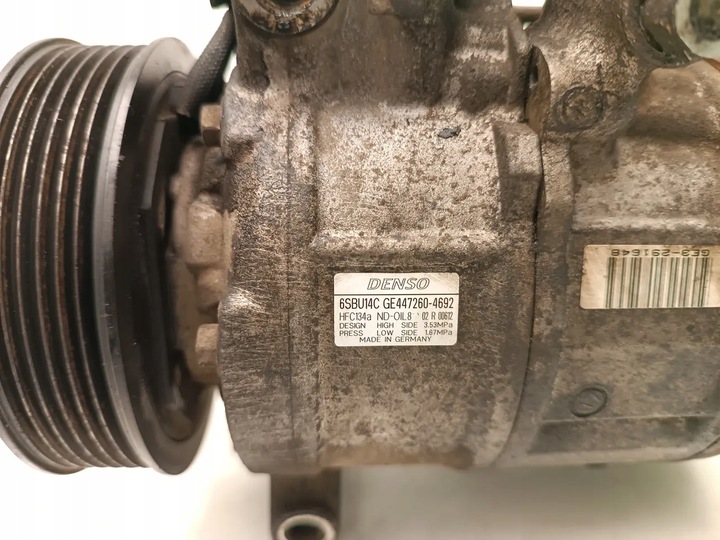 фото №7, Bmw 1 серия компрессор / компрессор кондиционера a/c 116i бензин 6sbu14c