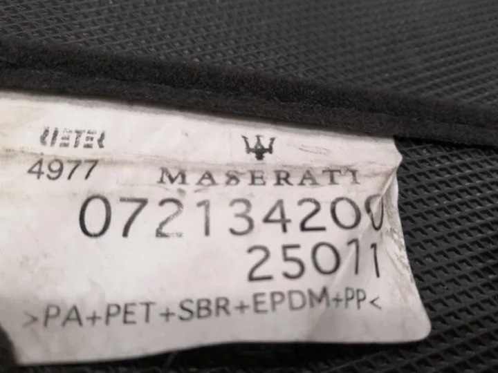 фото №9, Maserati quattroporte m139 комплект килимки підлогових 6700430720 rhd поворот