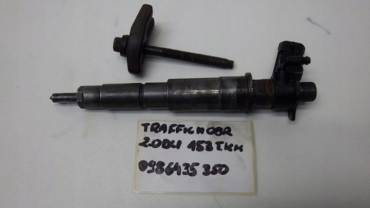 фото №10, Форсунка пального лапка шпилька trafic ii vivaro a 2.0 dci 0986435350