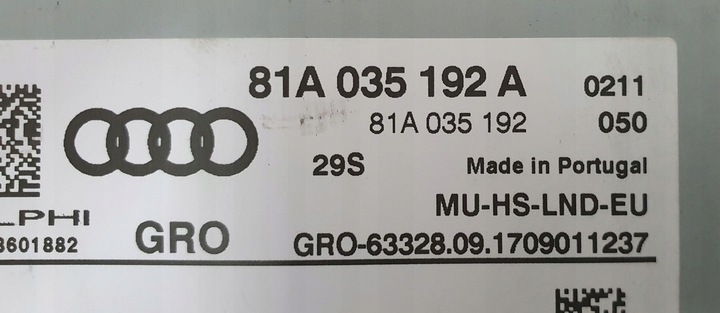 фото №9, Навигация mmi 3g+ mib high audi a3 8v q2 81a035192a