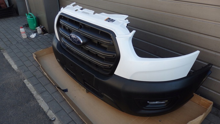 фото №7, Бампер переднее ford transit mk8 рестайлинг 4 pdc камера
