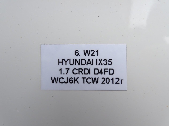 фото №14, Крыло левые перед передний лак tcw hyundai ix35 09-13r