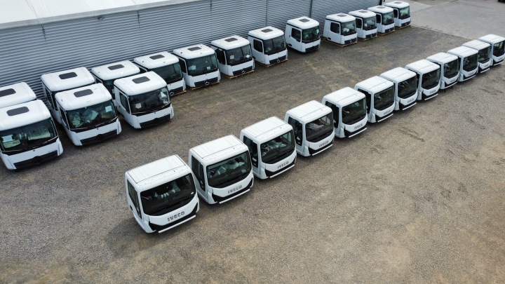 фото №11, Кабина iveco eurocargo mlc 75, 120,150 day cabin бампер высокий