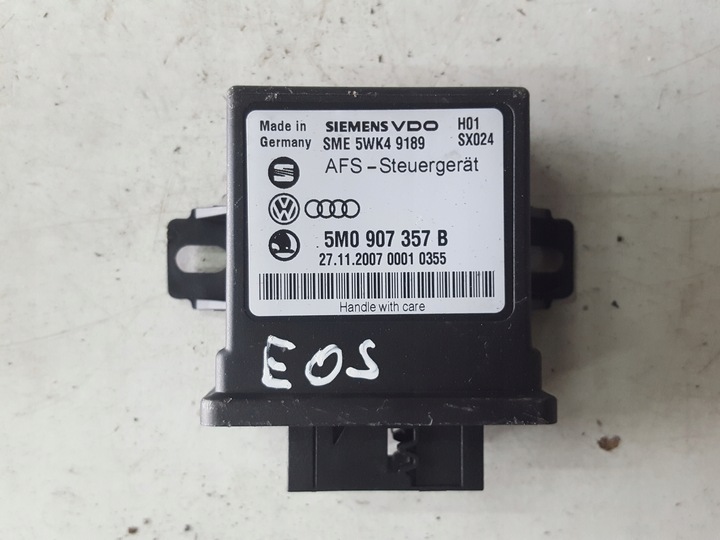 фото №1, Vw eos 06-10r модуль блок управления света 5m0907357b
