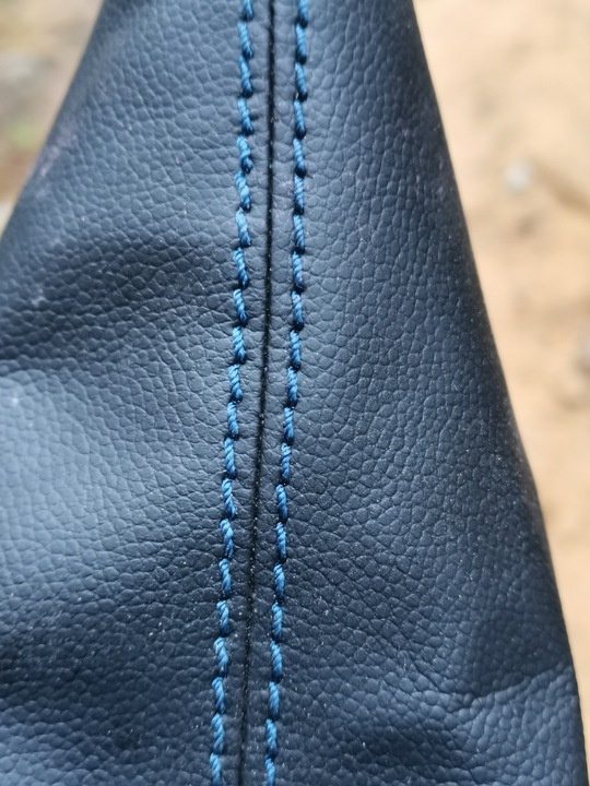 фото №6, Hyundai i20 ii кермо шкіряний синя nić