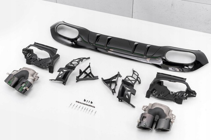 фото №8, Mercedes a-class w177 2018-2023 хэтчбек передний фейслифтинг диффузор