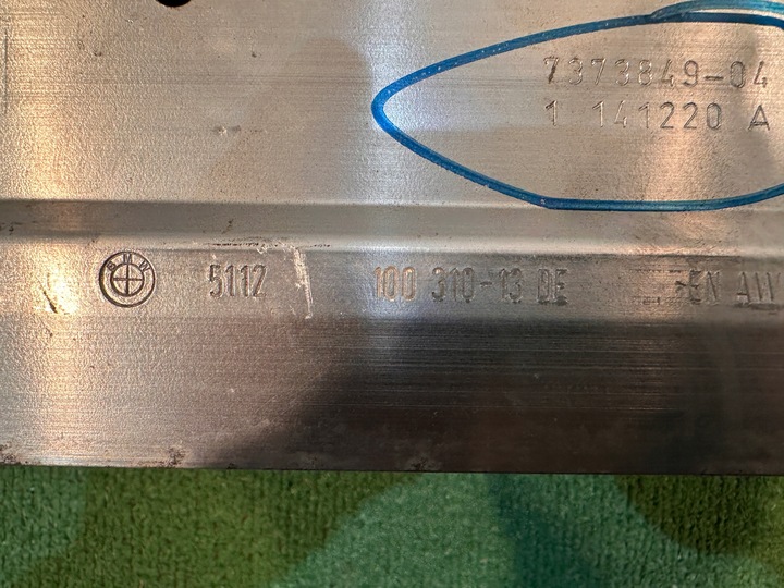 фото №9, Bmw 8 g14 g15 g16 m8 f91 f92 балка підсилювач бампера зад задня 7373849