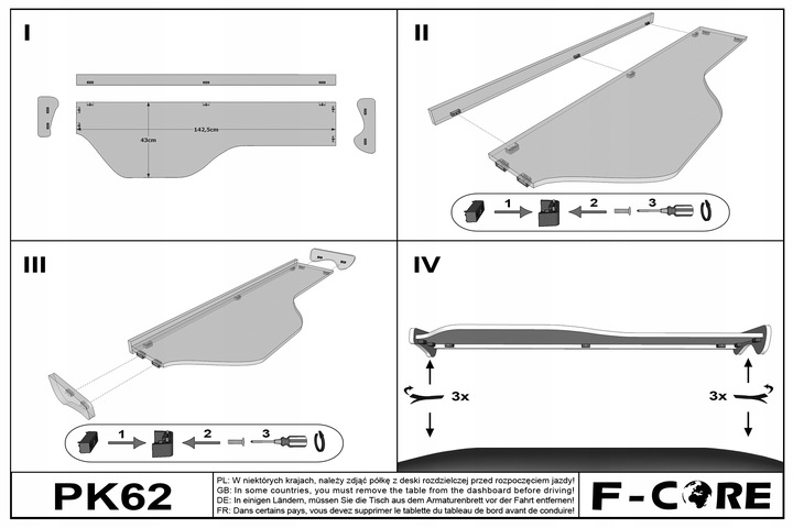 фото №5, Полка tir длинная daf xf 106 2014- полки do tira