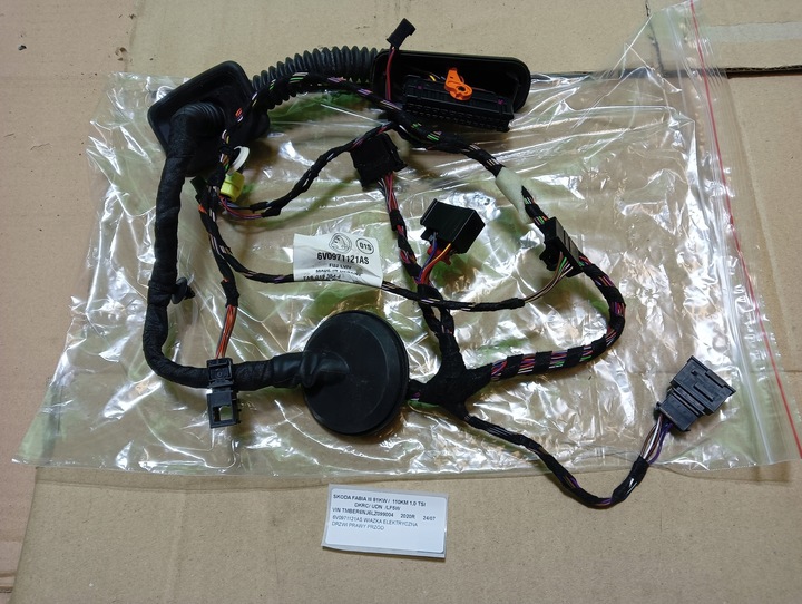 фото №1, 6v0971121 as джгут двері праві перед skoda fabia iii 1.0 tsi hb