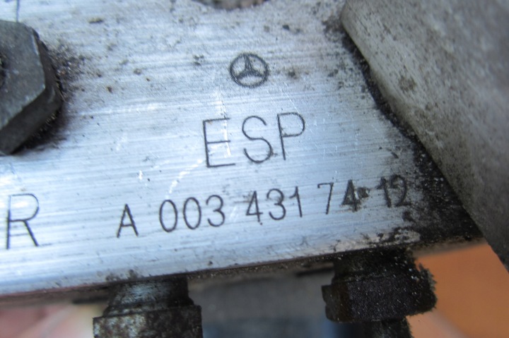 фото №10, Mercedes a160 w168 главный тормозной цилиндр abs 0034317412