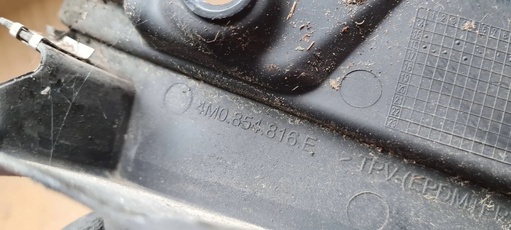 фото №6, Q7 4m ii chlapasz спойлер подкрылки правые зад 4m0854816e