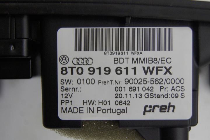 фото №12, Audi a4 b8 рестайлінг універсал навігація навігація комплект зчитувач рамки mmi