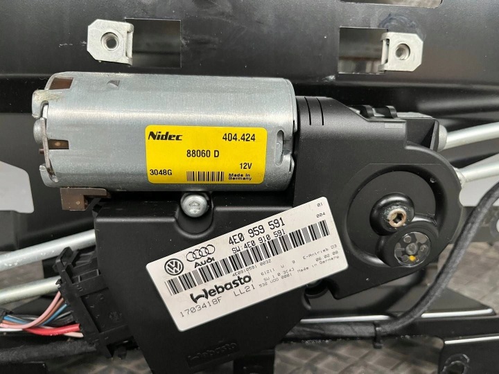 фото №8, Скло дах панорамне дзеркало люк audi a8 s8 d3 4e 4e0877255b 17k