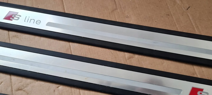 фото №7, A6 c7 4g рестайлінг планка планки накладки порогові перед зад ліві праві