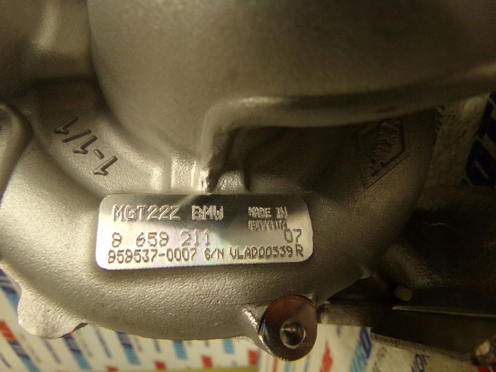 фото №10, Bmw f39 f40 f44 mini f54 lci f60 турбонагнетатель 8662074 9845817 8658211