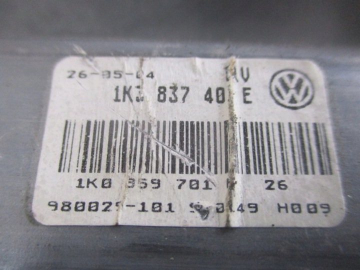 фото №6, Vw golf 5 v 3d підйомник вікна перед лівий+ двигунчик+ модуль 1k0959793c