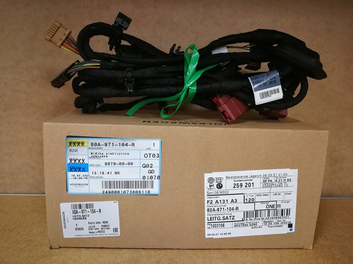 фото №1, Новая жгут pdc зад audi q5 fy 2017-... 80a971104r