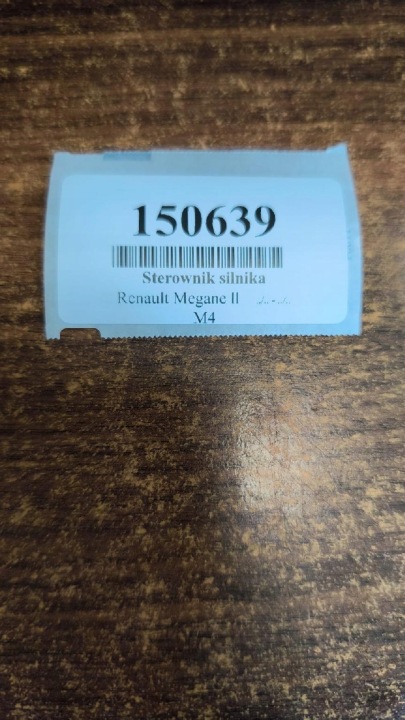 фото №6, Renault megane ii 1.6 блок управления двигателем (ecu) 8200387138