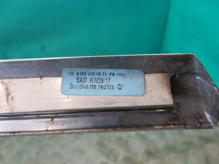 фото №8, Планка хром стёкла правый зад mercedes w205 amg купе c класс 17r