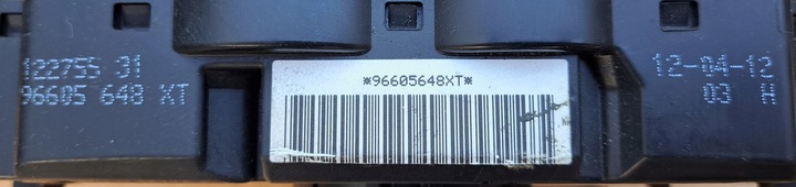 фото №6, Citroen peugeot перемикач комбінований 96605648xt