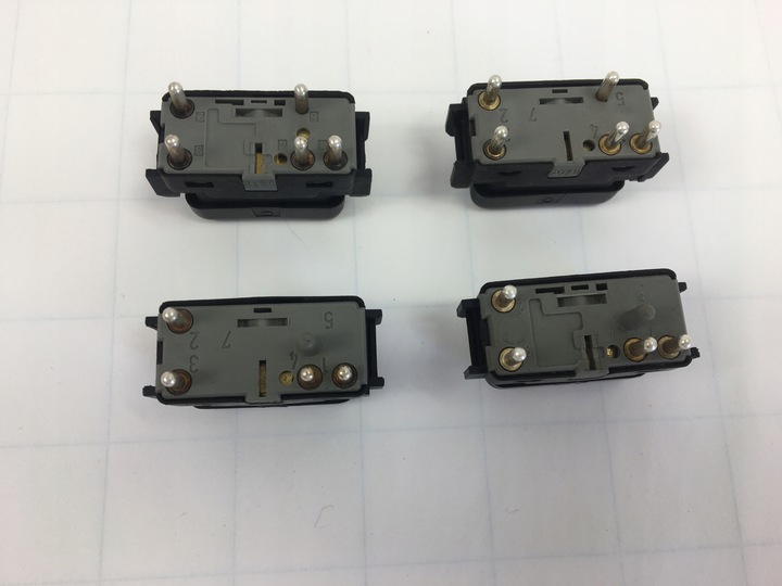 фото №9, Кнопки електричних скло комплект mercedes w124 праві лівий зад перед