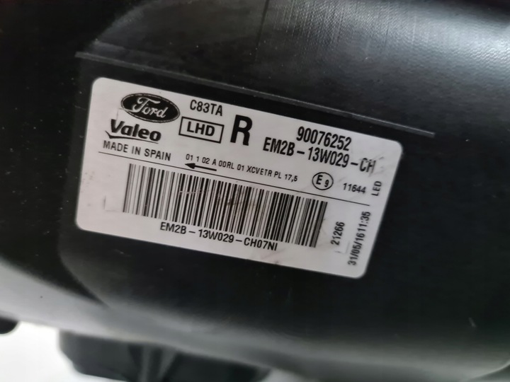 фото №9, Лампа ліва права перед ford s-max mk2 повний led
