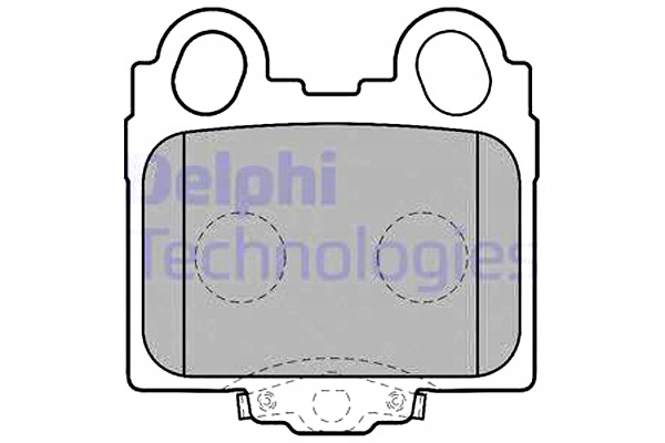 фото №2, Delphi lp1510 набор тормозные колодки тормозных, тормоза дисковые