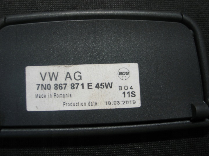фото №9, Ролета багажника vw sharan seat alhambra 2 ii 7n 7n0 7n0867871e оригінал