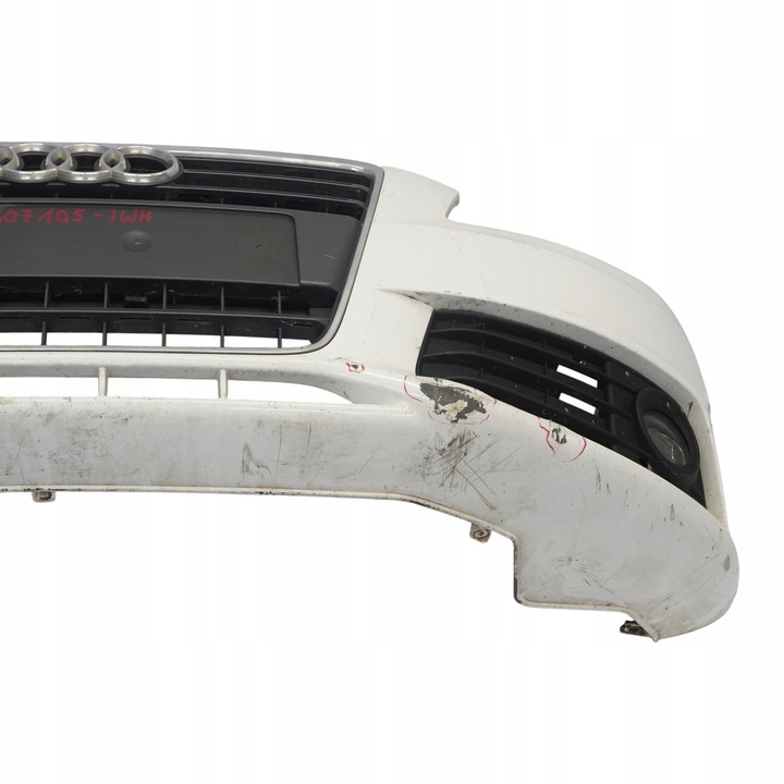 фото №11, Audi a4 b8 переднє бампер ibis білий білий - y9c