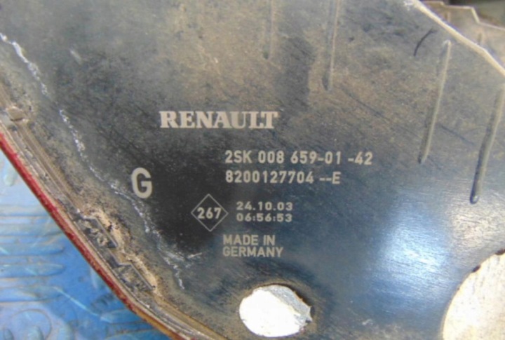 фото №6, Renault scenic ii фара задня ліва 8200127704-e