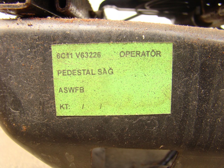 фото №12, Сиденье правый пассажира одинарный ford transit mk7 2006 - camper kamper