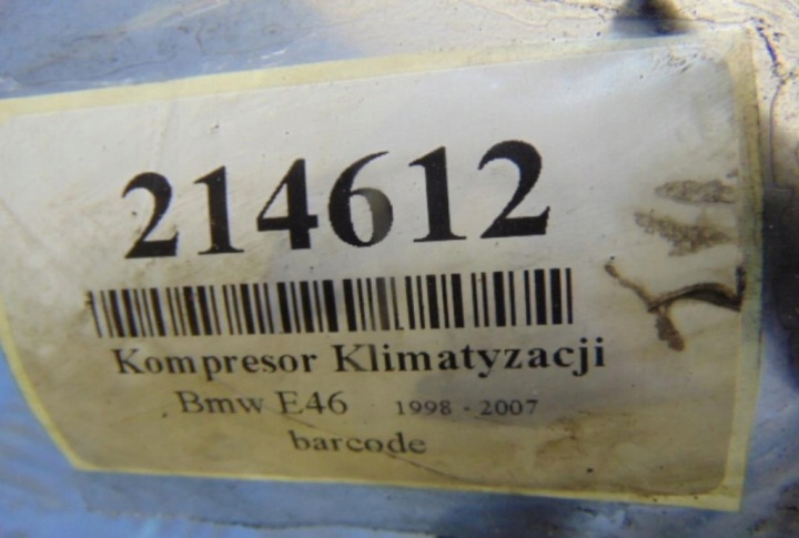 фото №11, Bmw e46 2.0d компресор кондиціонера 3r41045010
