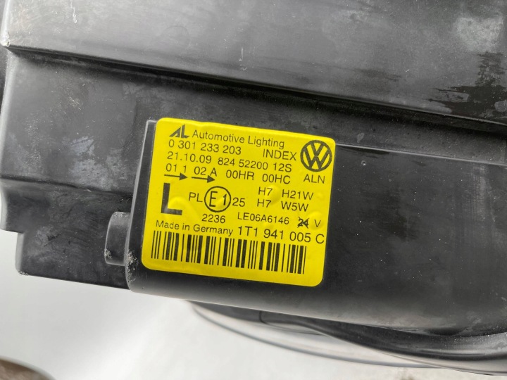 фото №9, Vw touran i рестайлинг фара передняя левая левые перед 1t1941005c nr72.