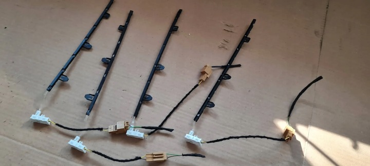 фото №8, A4 b9 8w podświetlnie обшивка дверей led ambiente лампа комплект 4x