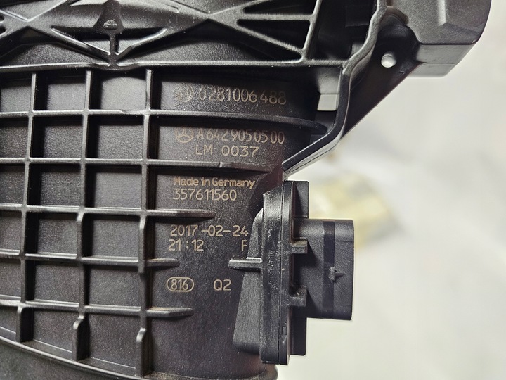 фото №7, Mercedes 3.0 cdi расходомер a6429050500 0281006488