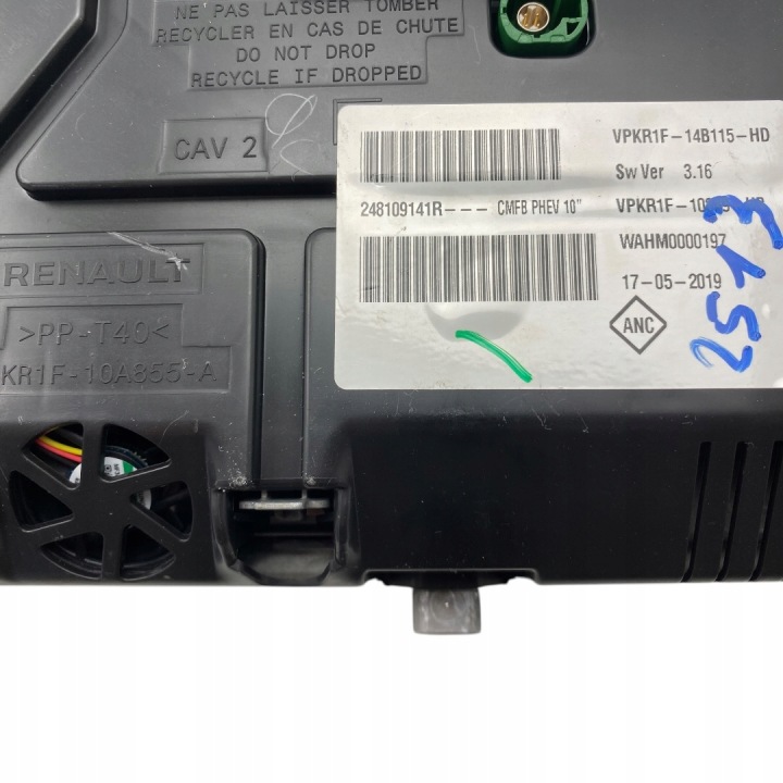 фото №15, Панель приборов renault captur ii рестайлинг 248109141r 20556km