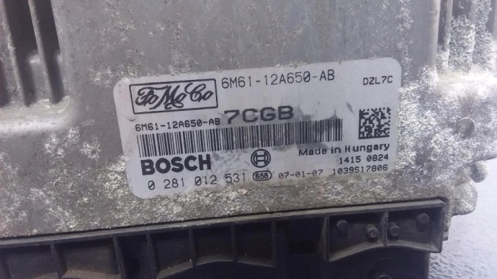 фото №6, Mazda 3 bk 1.6 d citd 90 km блок керування двигуном (ecu) 6m61-12a650-ab 0281012531