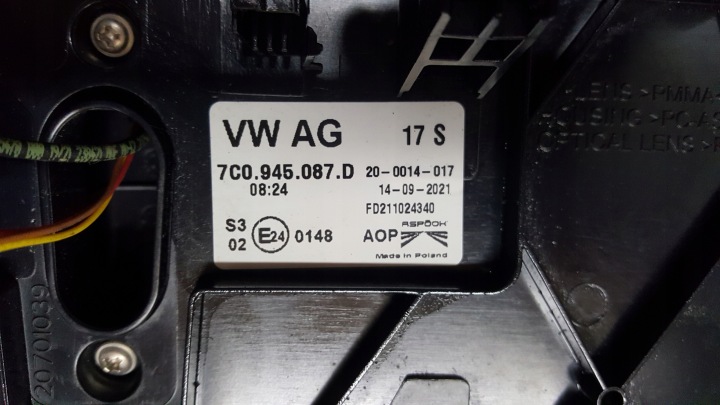 фото №7, 7c0945087d камера заднего хода третье свет stop vw crafter ii
